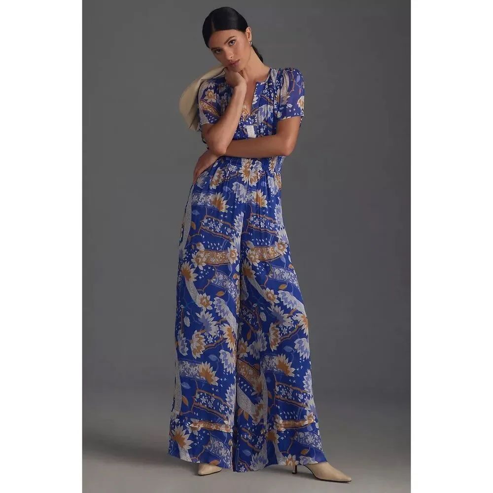 Anthropologie The Somerset Jumpsuit: Chiffon Edition
